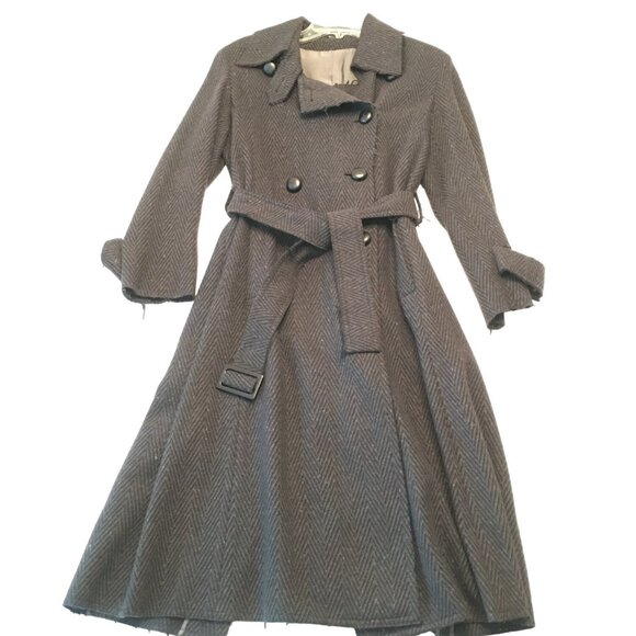 Cinzia Rocca due Italian wool coat - Picture 8 of 12